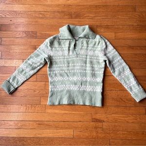 Vintage Tommy Hilfiger green wool blend sweater
